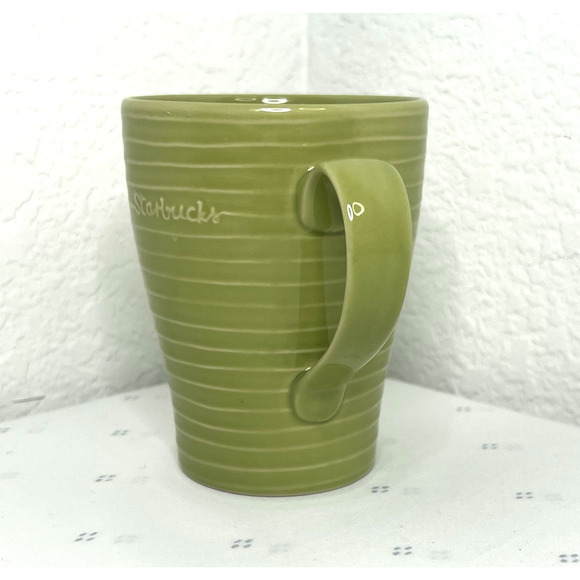 Starbucks 2009 Design House Stockholm‎ Green Coffee Mug 12 fl oz - Picture 2 of 9